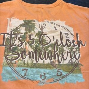 Margaritaville Orange T-Shirt Men’s XL it’s 5 o’clock somewhere short sleeve